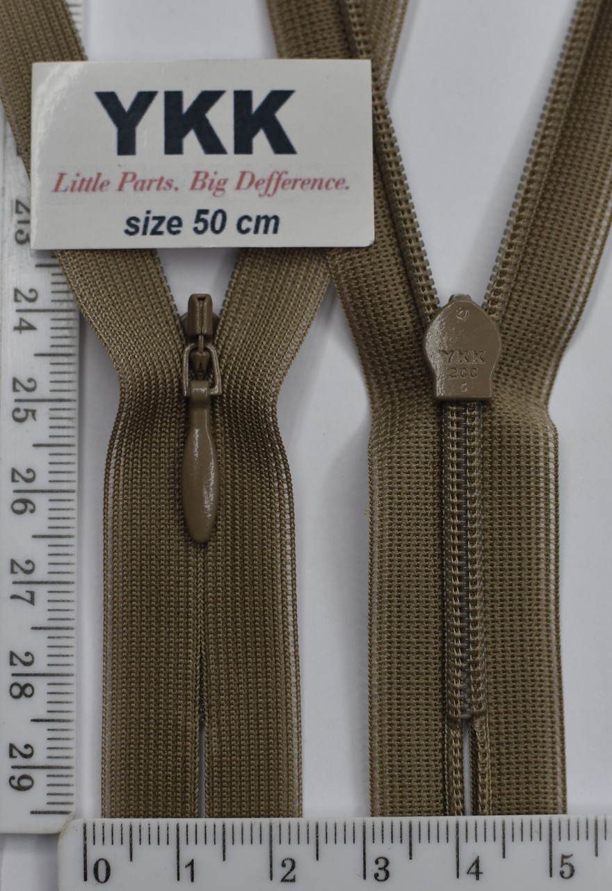 Блискавка спіраль №2 YKK Японія потайна нейлон 50см ( 300)