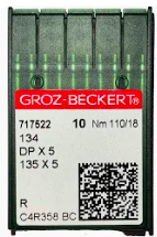 Голка № 110 DP x 5 (товста колба) промислові GROZ-BECKERT 