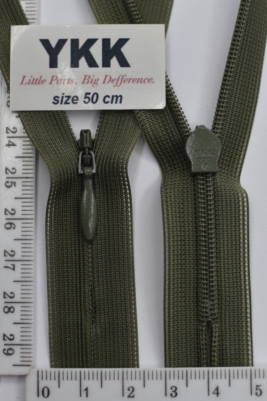 Блискавка спіраль №2 YKK Японія потайна нейлон 50см ( 566 )