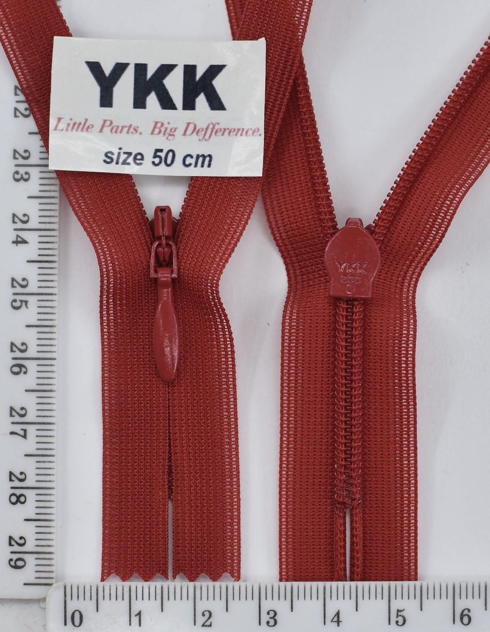 Блискавка спіраль №2 YKK Японія потайна нейлон 50см ( 519)