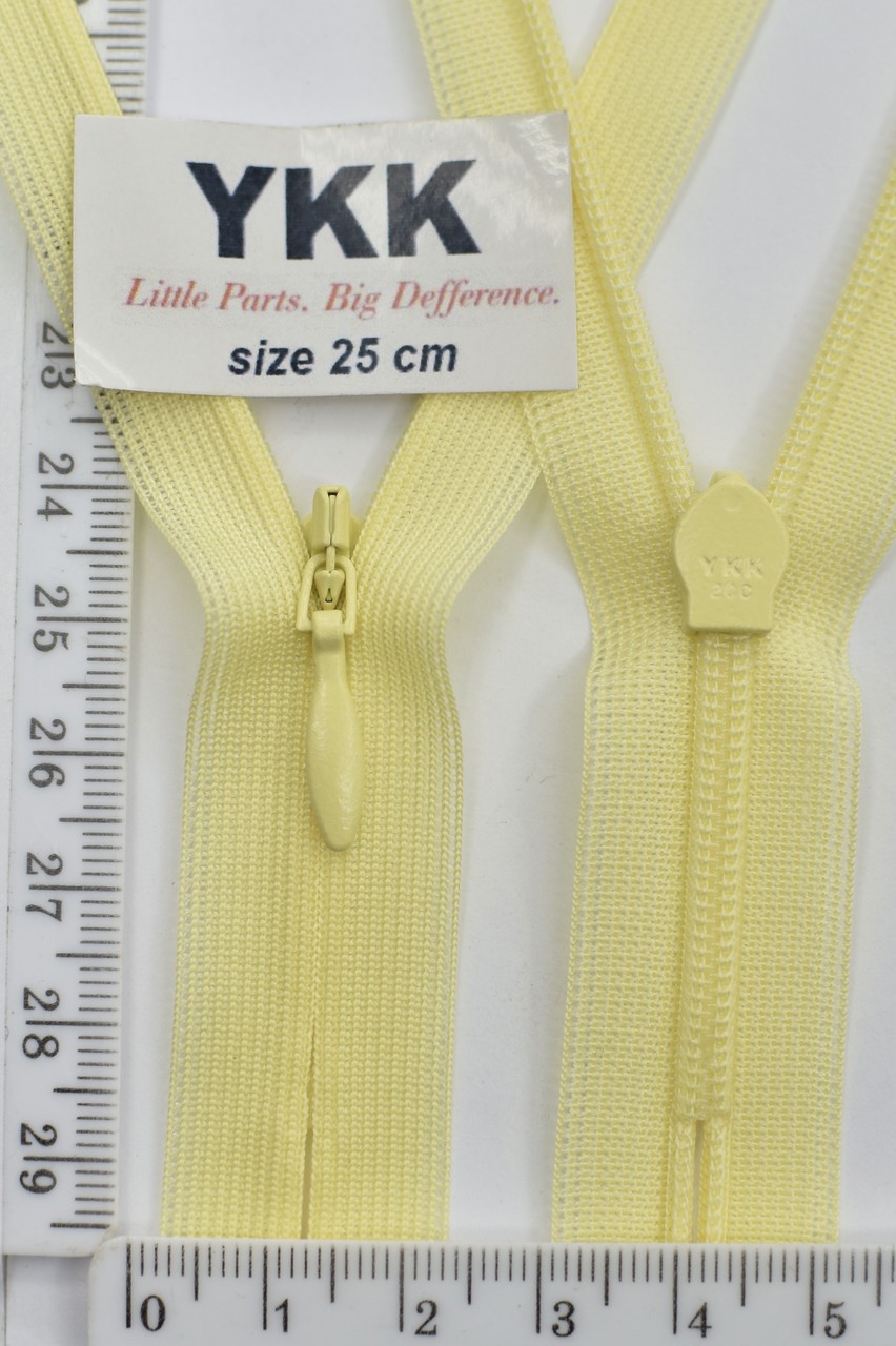 Блискавка спіраль №2 YKK Японія потайна нейлон 25см (802)