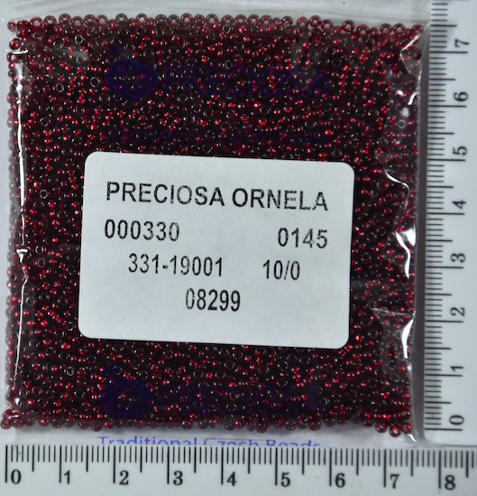 Бісер PRECIOSA №10 / 0 блискучий №08299 пакет 50 грам