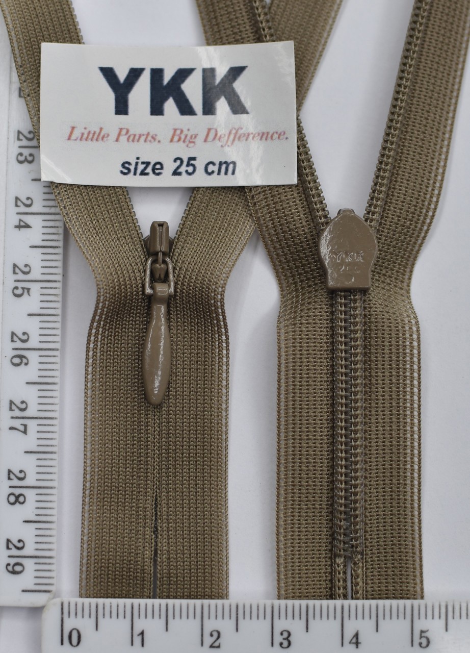 Блискавка спіраль №2 YKK Японія потайна нейлон 25см (300)