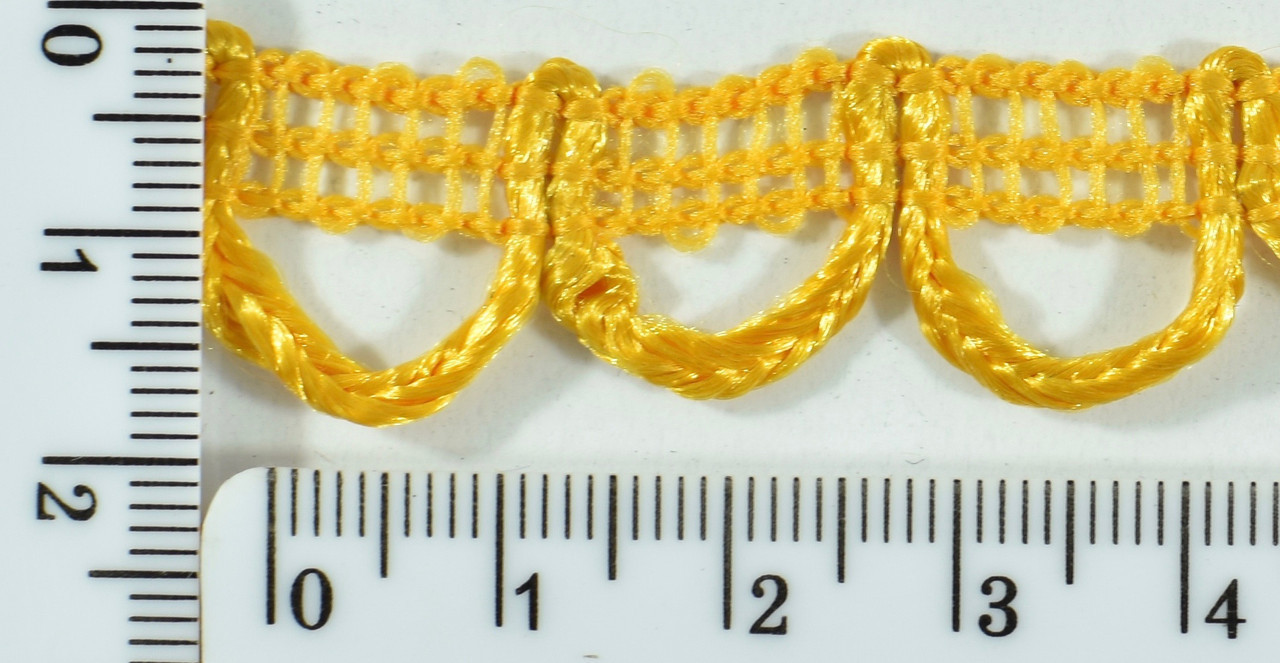 Тасьма петля шир 1,5 см оранж.