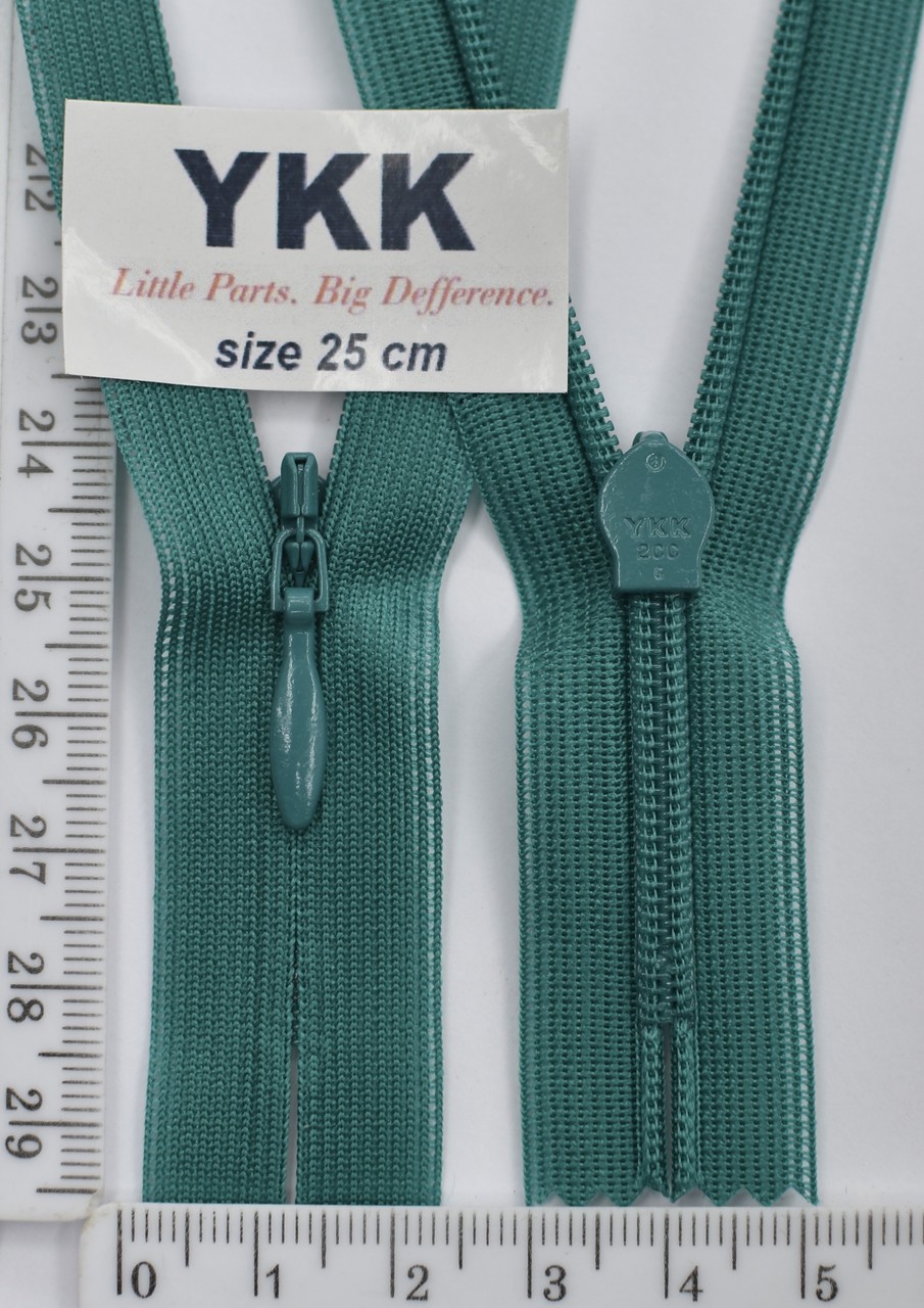Блискавка спіраль №2 YKK Японія потайна нейлон 25см (023)