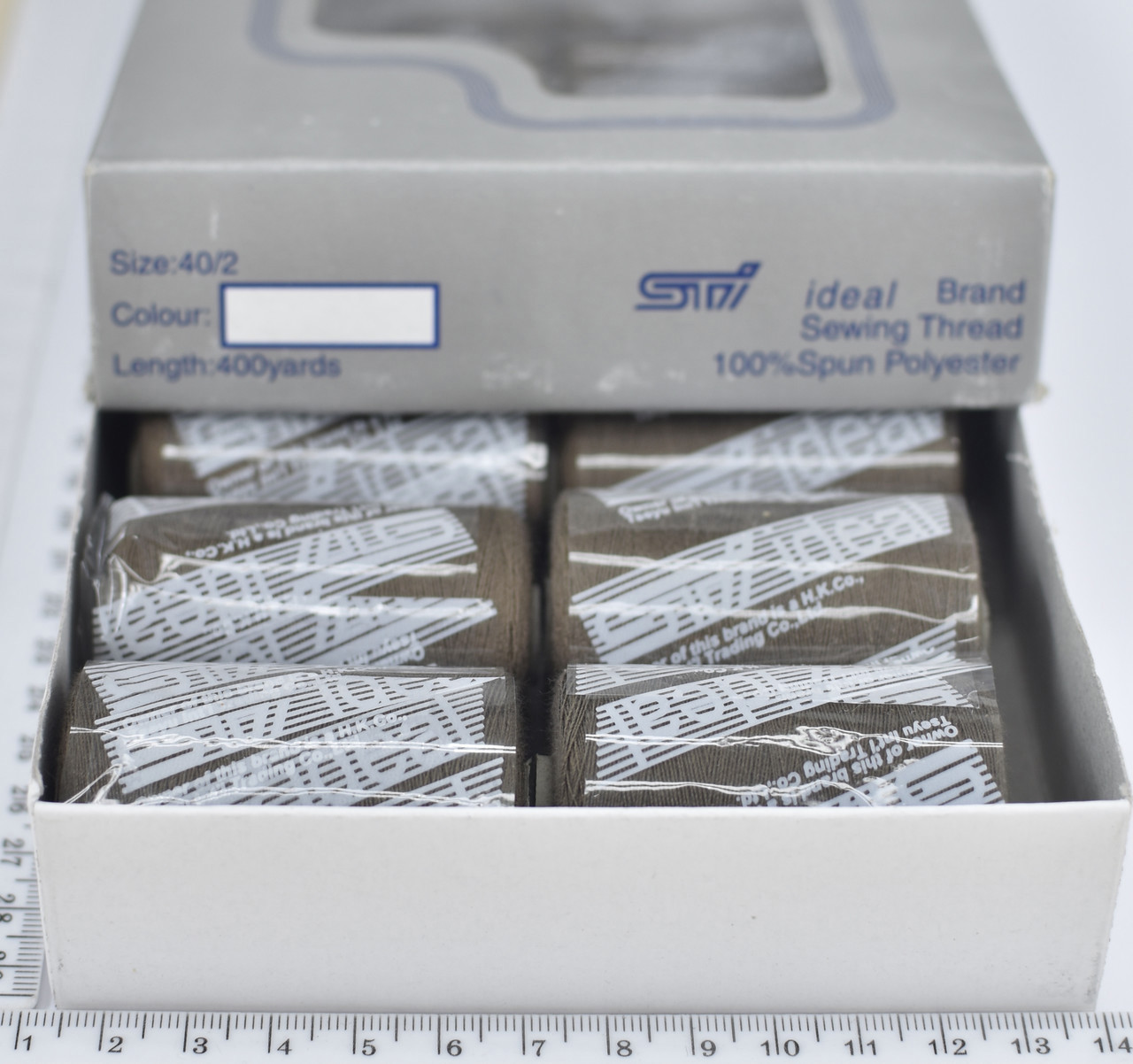 Нитка ideal поліестер № 40 /2 1000ярд (363) коричн.