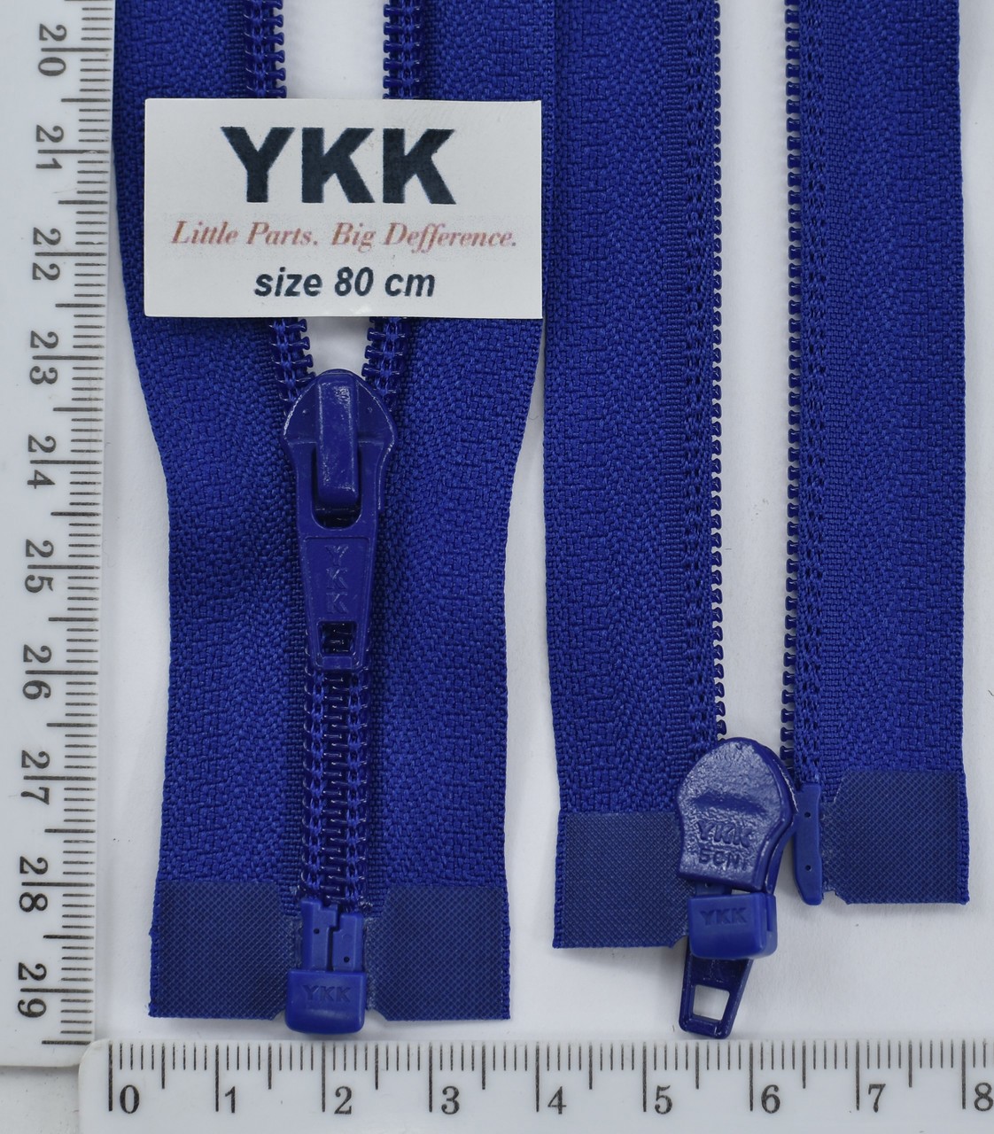 Блискавка спіраль №5 YKK Японія разьемний 80см (220) нас синій