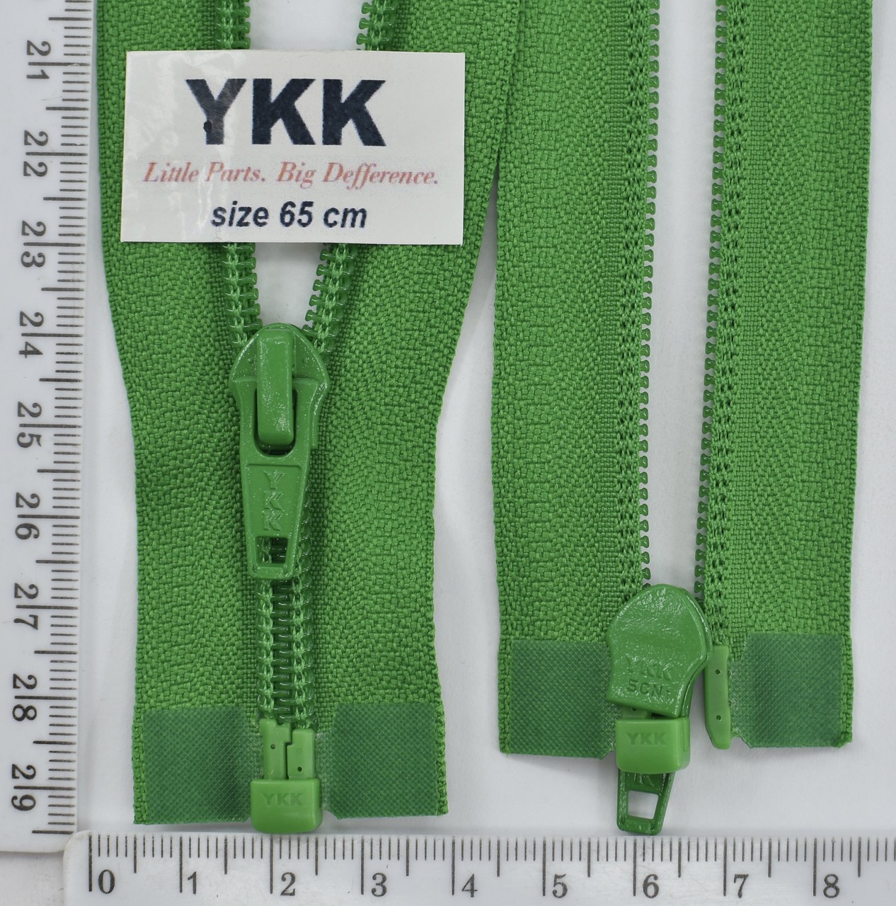 Блискавка YKK спіраль №5 разьемний 65см (151) зелен