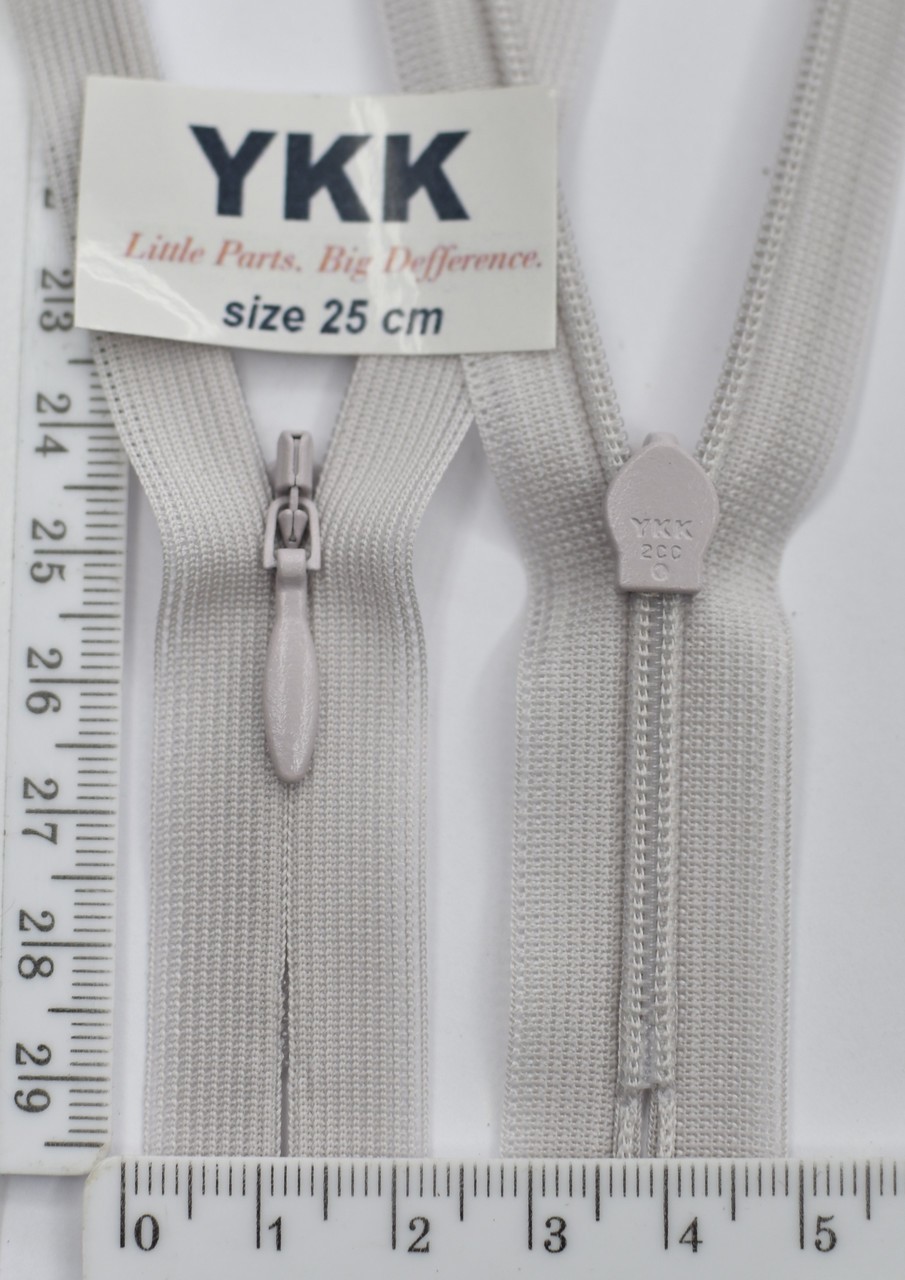 Блискавка спіраль №2 YKK Японія потайна нейлон 25см (186)
