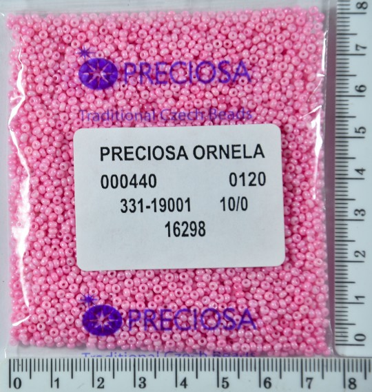Бісер PRECIOSA №10 / 0 натурал №16298 пакет 50 грам