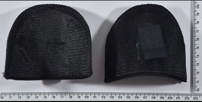 Підплічники щільні дрібні маленькі ( 1/2 "= 12мм) з липучкою чорний (1)