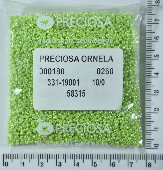 Бісер PRECIOSA №10 / 0 перлам №58315 пакет 50 грам