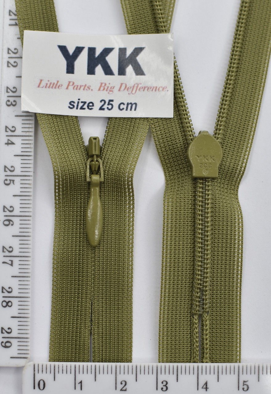 Блискавка спіраль №2 YKK Японія потайна нейлон 25см (247)