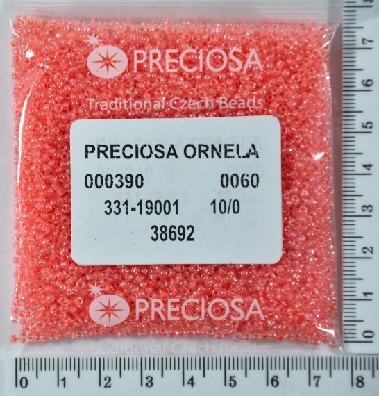 Бісер PRECIOSA №10 / 0 фарбують №38692 пакет 50 грам