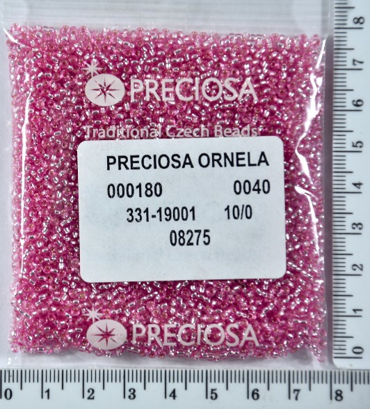 Бісер PRECIOSA №10 / 0 блискучий №08275 пакет 50 грам