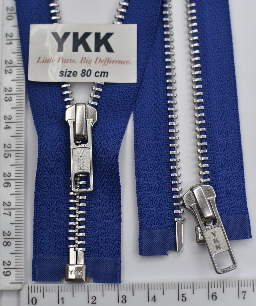 Блискавка 80см метал алюм № 5 YKK Японія 