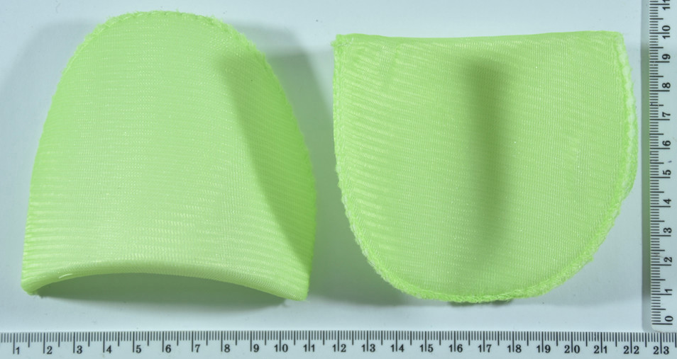 Підплічники щільні дрібні маленькі ( 1/2 "= 12мм) салат