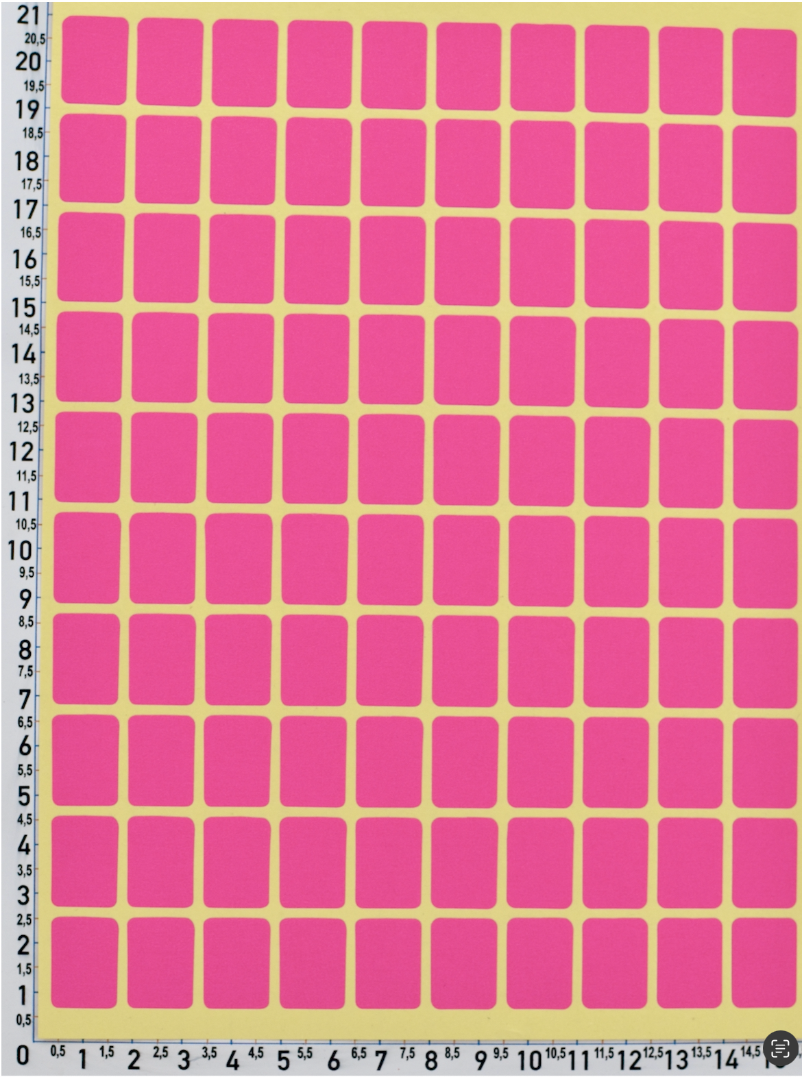 Цінник лист 100шт малина 