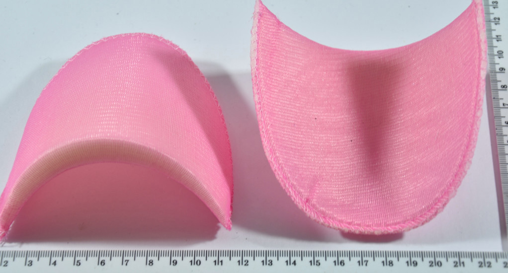 Підплічники щільні дрібні маленькі ( 1/2 "= 12мм) т.рожеві