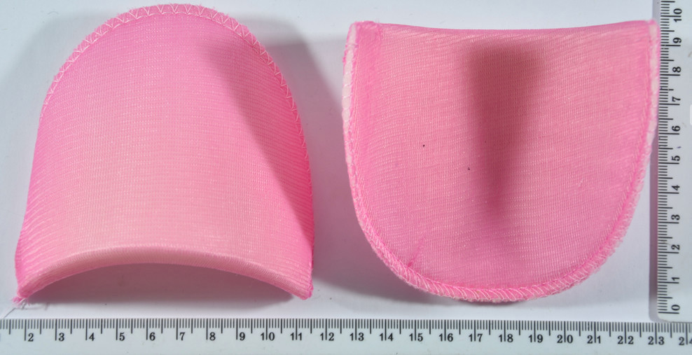 Підплічники щільні дрібні маленькі ( 1/2 "= 12мм) т.рожеві