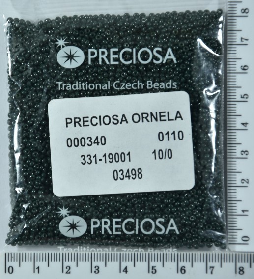 Бісер PRECIOSA №10 / 0 натур №03498 пакет 50 грам