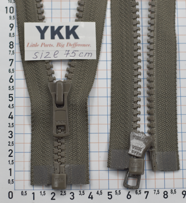 Блискавка трактор № 5 YKK Японія разьемна 75см № 564