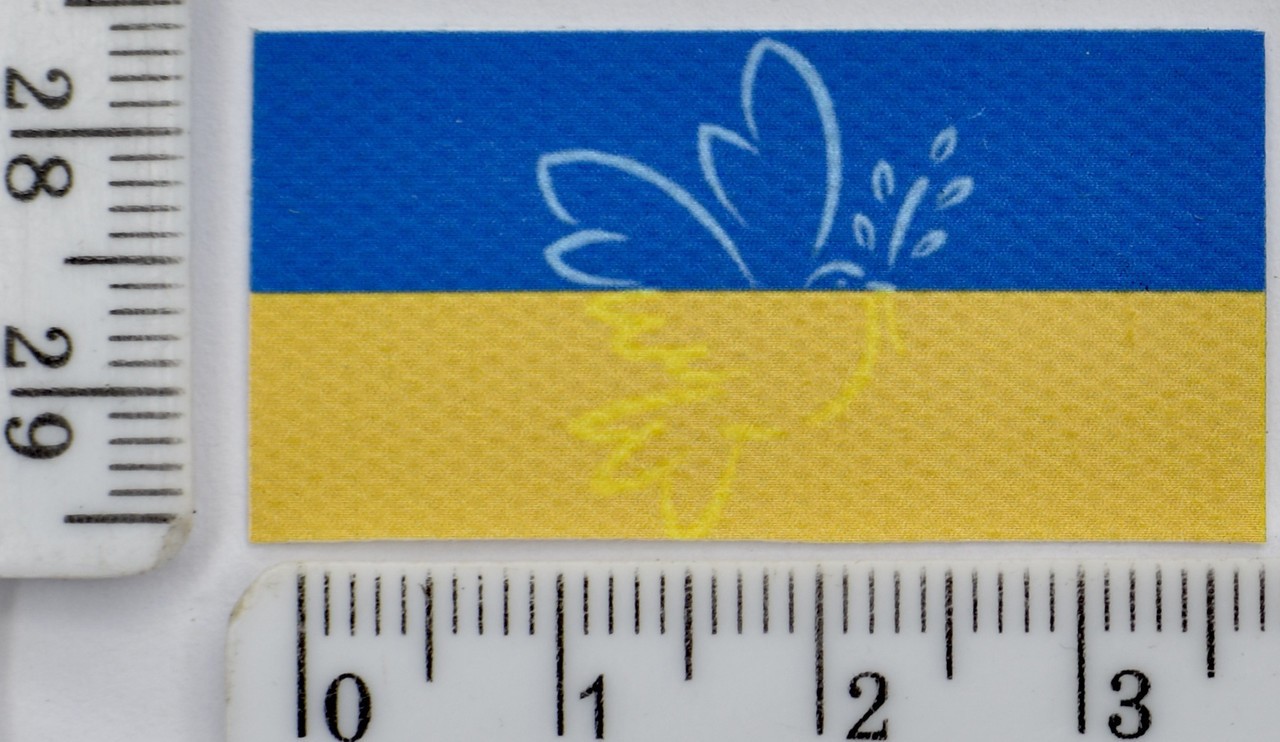 Аплікація клейовий друк спец фарбою 1.9см*3.9см