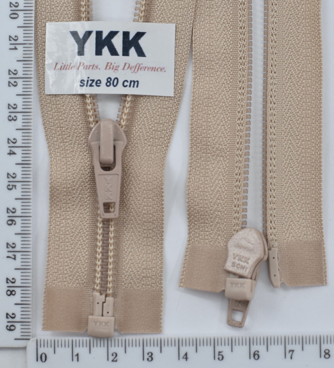 Блискавка спіраль №5 YKK Японія разьемний 80см (098) беж