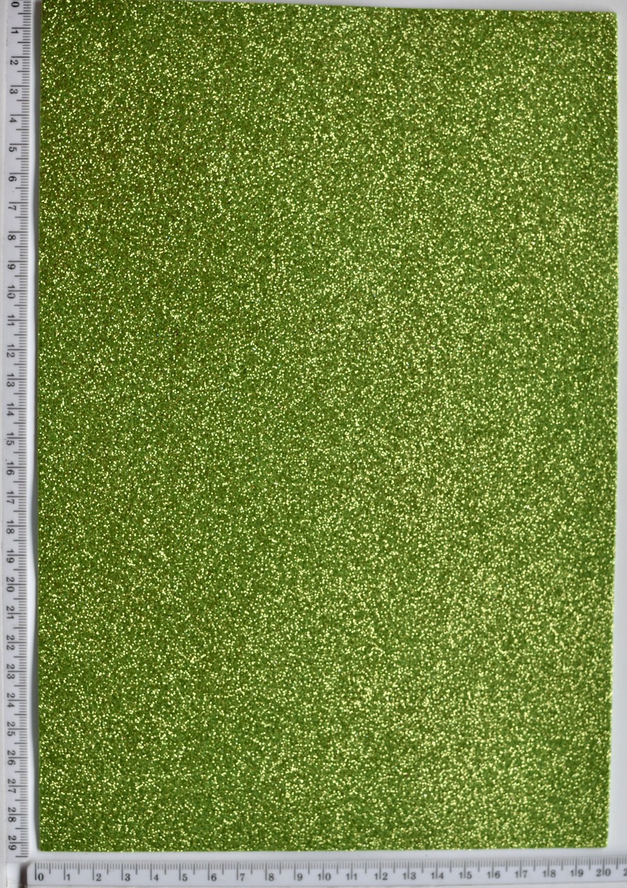 Фоаміран люрекс 20 * 30см салатневий