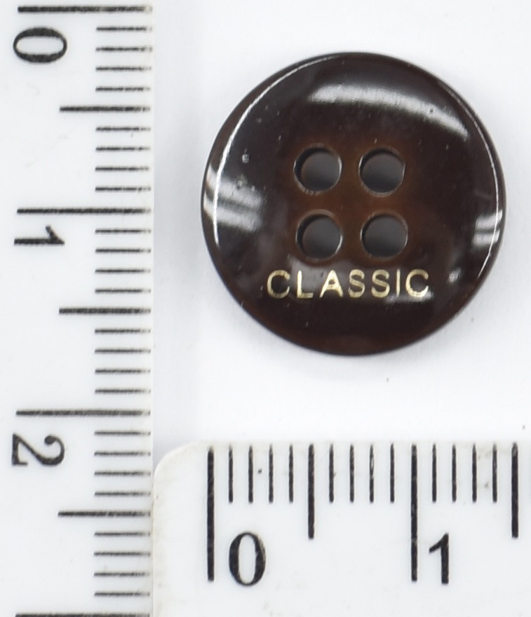 Гудзик Рубашов ф = 15мм "classic" т.кор