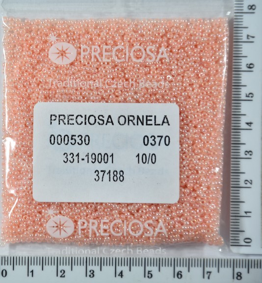 Бісер PRECIOSA №10 / 0 перлам №37188 пакет 50 грам