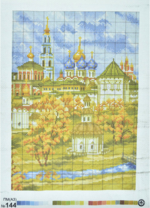 Друк-сітка 30х40см (пмА3) без муліне №144