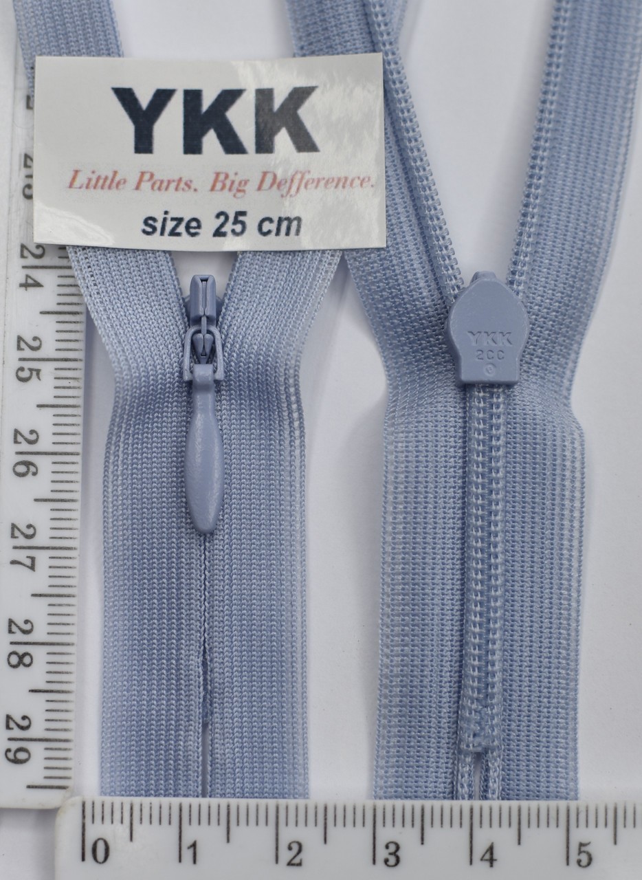 Блискавка спіраль №2 YKK Японія потайна нейлон 25см (095)