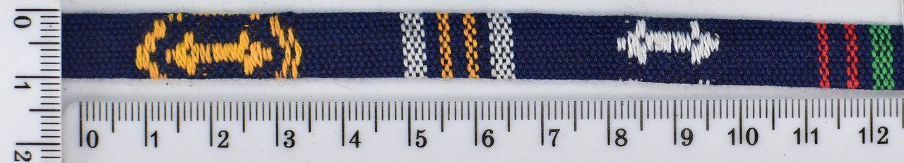 Шнур джинс плоский шир = 1см т.сіній