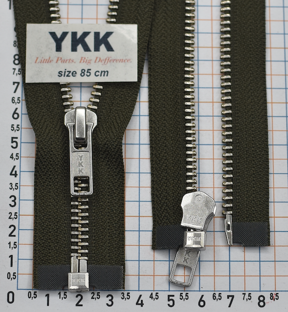 Блискавка  80см метал преміум №5 YKK Японія 