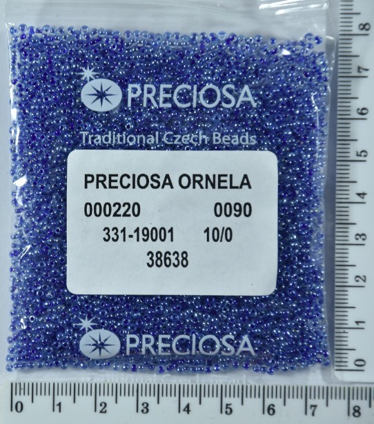 Бісер PRECIOSA №10 / 0 фарбують №38638 пакет 50 грам