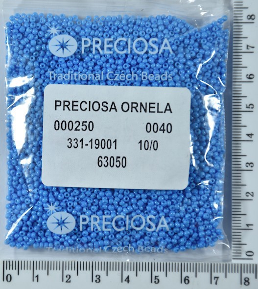 Бісер PRECIOSA №10 / 0 натурал №63050 пакет 50 грам