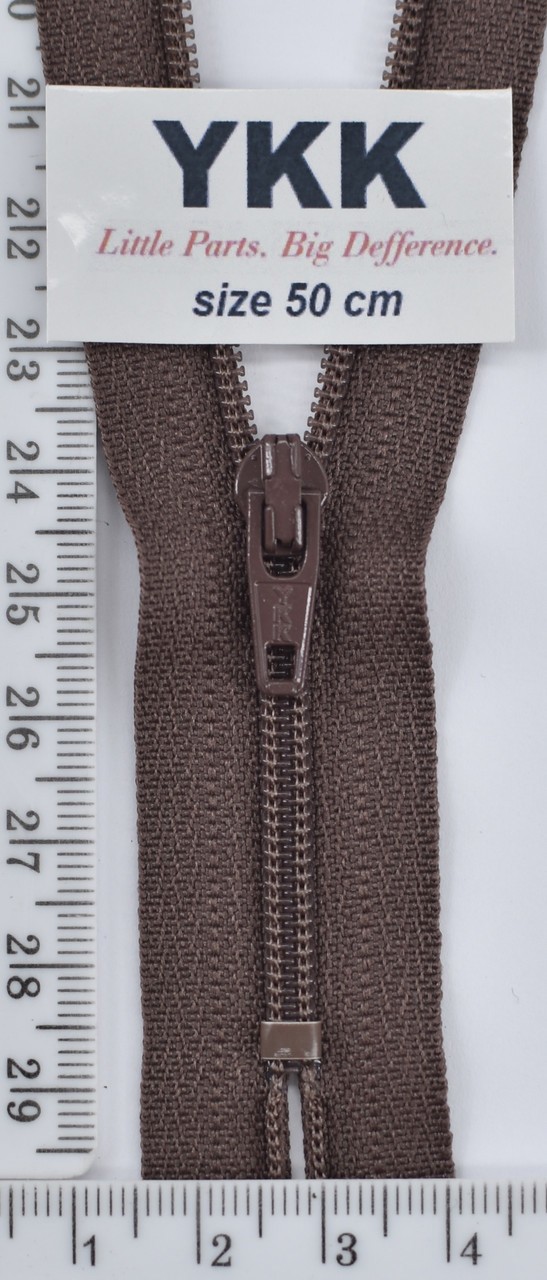 Блискавка спіраль №3 YKK Японія 50см (215) коричн