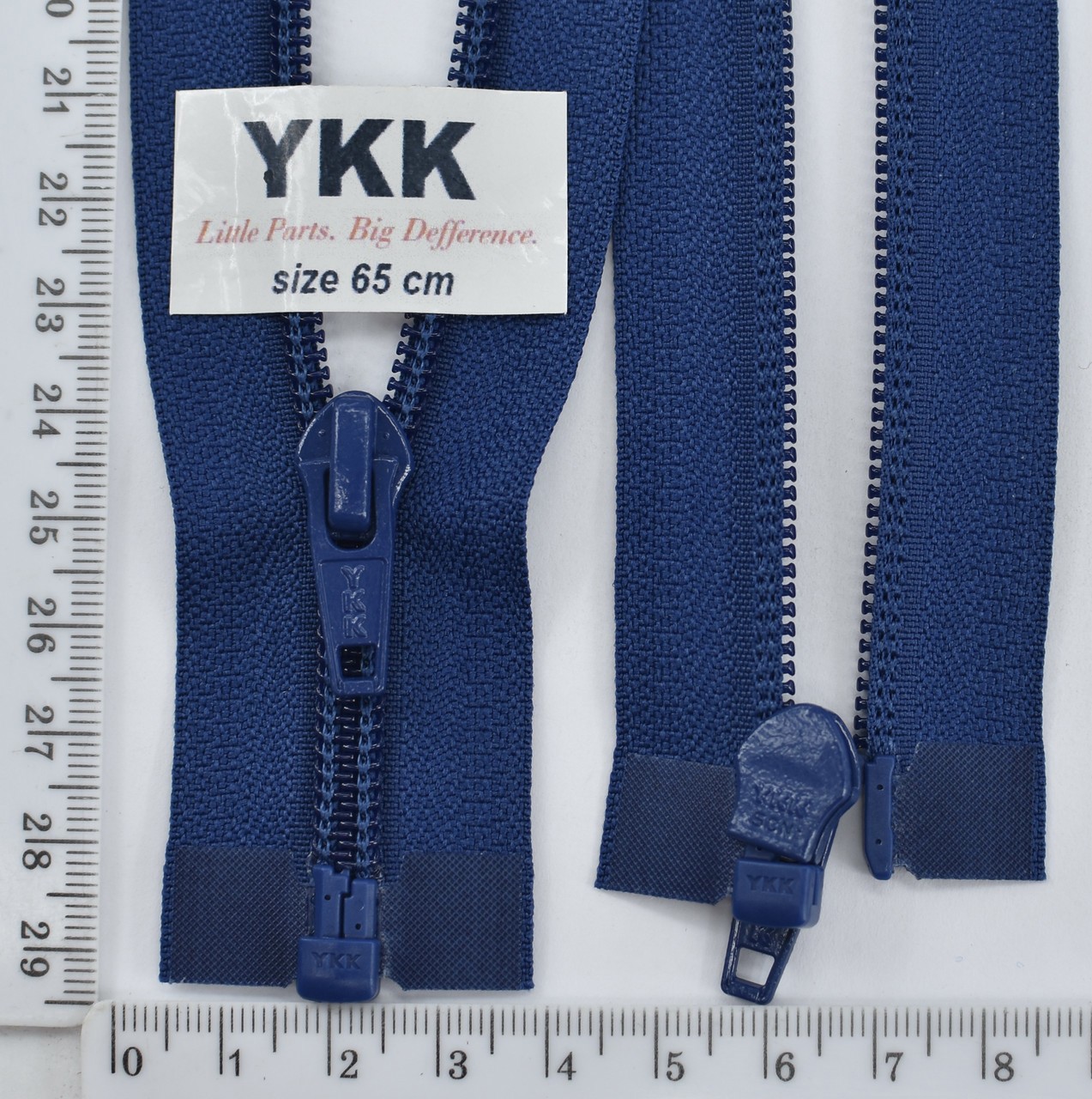 Блискавка YKK спіраль №5 разьемний 65см (040) синій