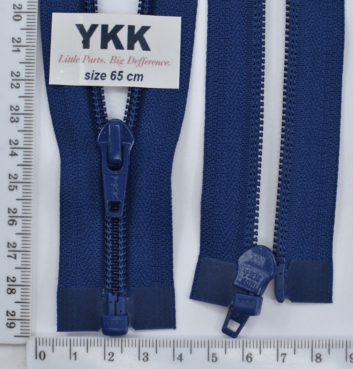 Блискавка YKK спіраль №5 разьемний 65см (040) синій