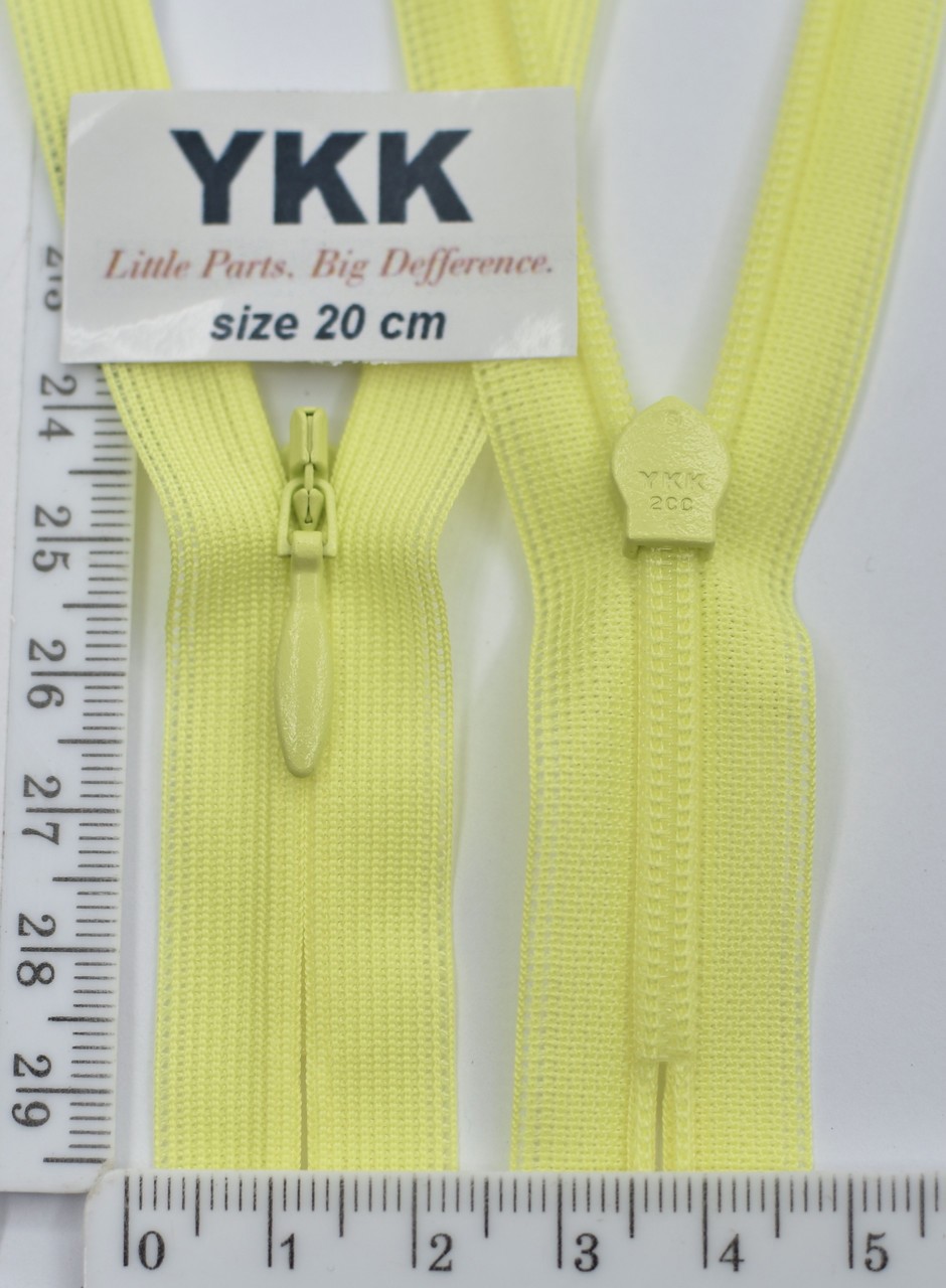 Блискавка спіраль №2 YKK Японія потайна нейлон 20см ( 803 )