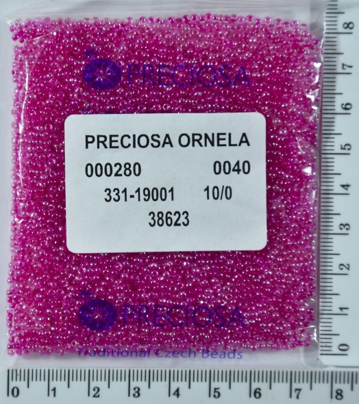 Бісер PRECIOSA №10 / 0 фарбують №38623 пакет 50 грам