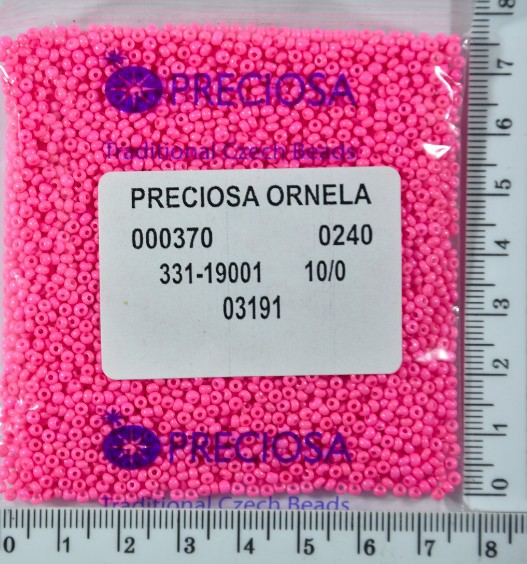 Бісер PRECIOSA №10 / 0 натур №03191 пакет 50 грам