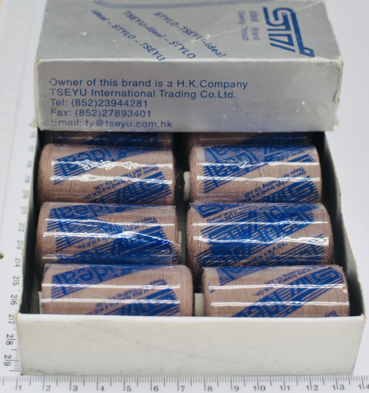 Нитка ideal поліестер № 40 /2 1000ярд (483) т.фрез.