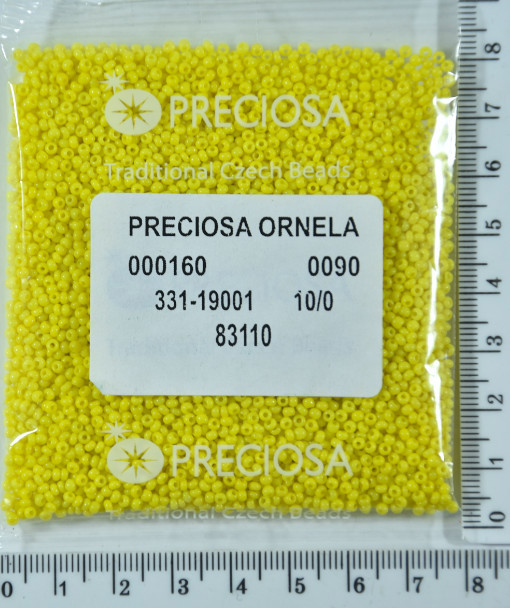 Бісер PRECIOSA №10 / 0 натурал №83110 пакет 50 грам