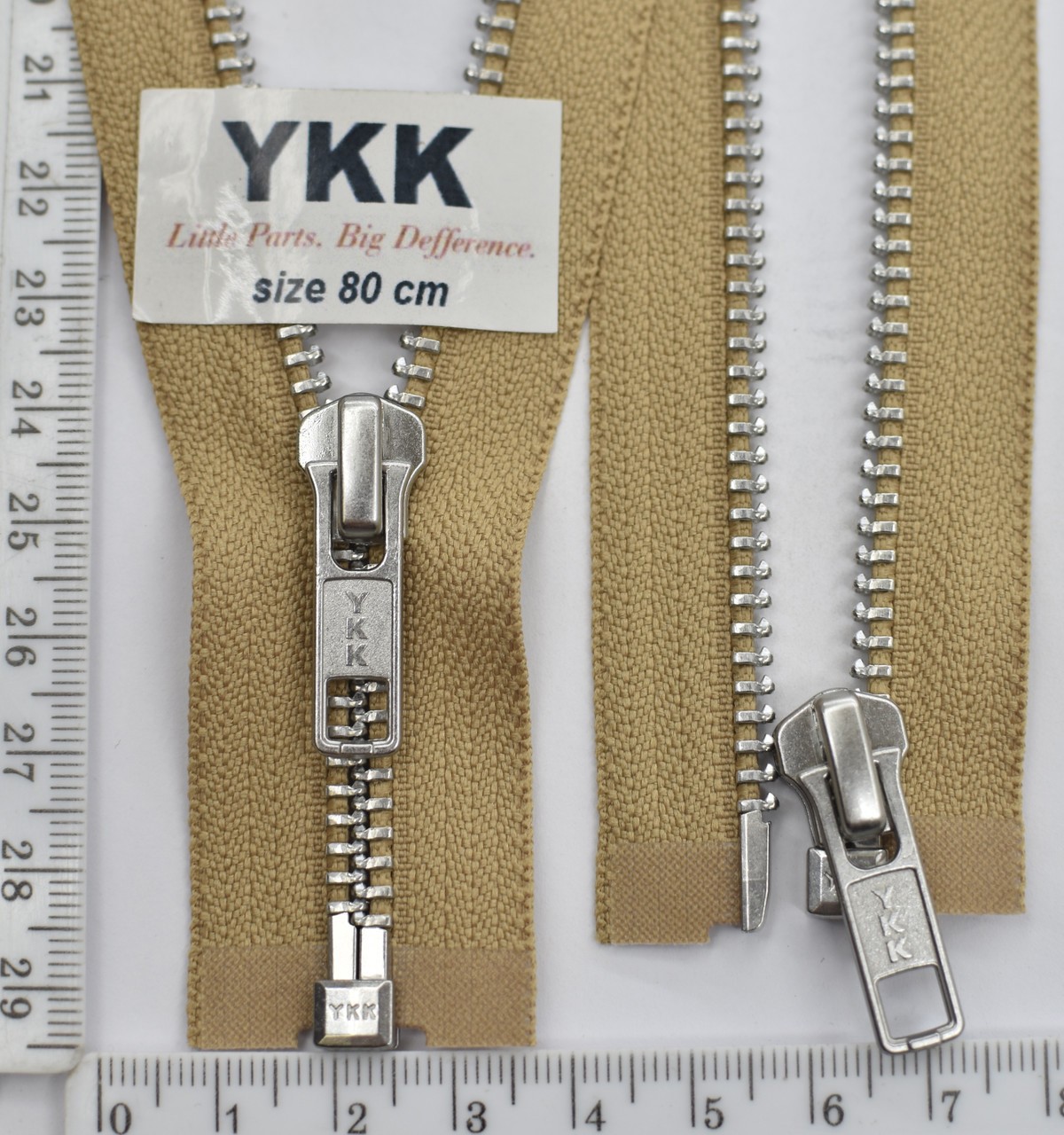 Блискавка 80см метал алюм № 5 YKK Японія 