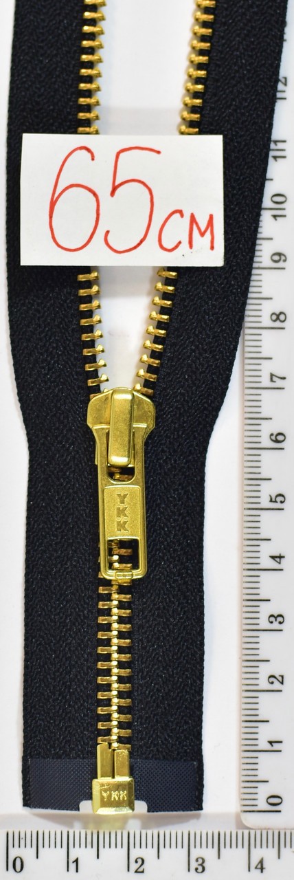 Блискавка метал №5 YKK Японія разьемний 65см золото
