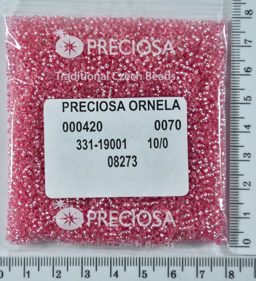 Бісер PRECIOSA №10 / 0 блискучий №08273 пакет 50 грам