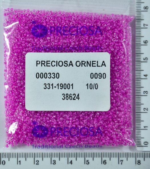 Бісер PRECIOSA №10 / 0 фарбують №38624 пакет 50 грам