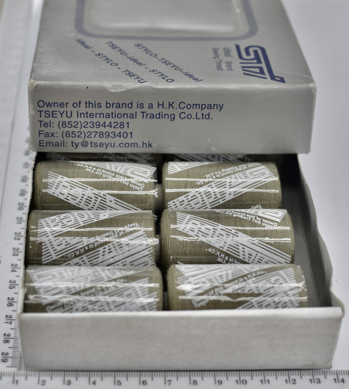 Нитка ideal поліестер № 40 /2 1000ярд (506) св. беж.